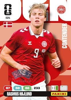 Rasmus Hojlund Denmark Panini FIFA World Cup 2026 Adrenalyn XL Contenders #524